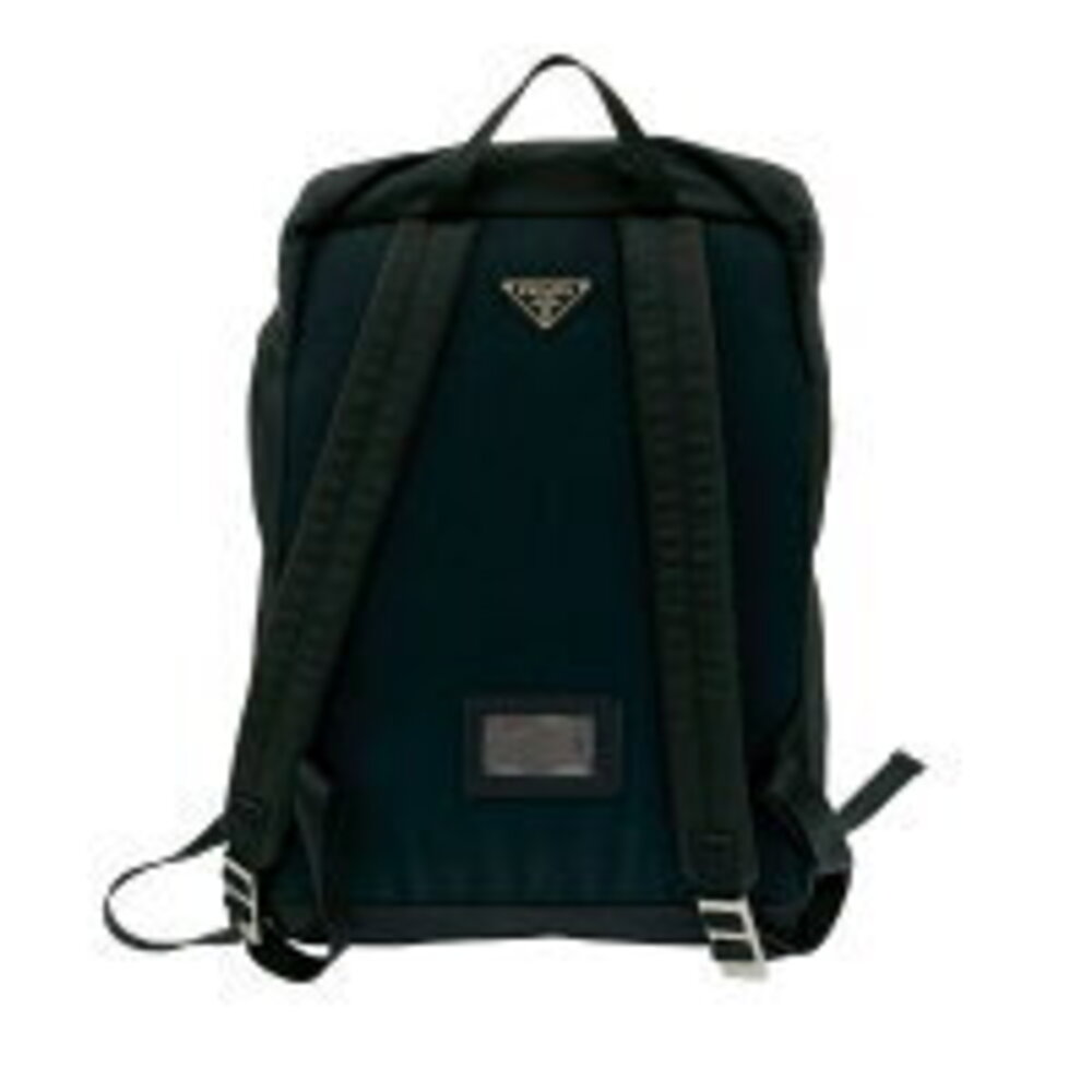 Prada Triangle Logo Motif Drawstring Backpack Day… - image 3